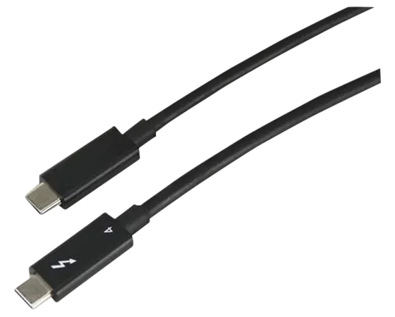 Lenovo 4Z51A40455 Thunderbolt-Kabel 2 m 40 Gbit/s Schwarz